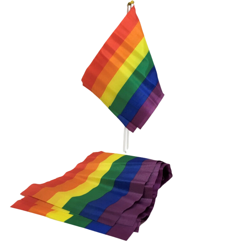 Orgoglio - bandiera piccola bandiera lgbt