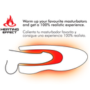 Jamyjob - masturbatore riscaldante e rotante spin-x-2