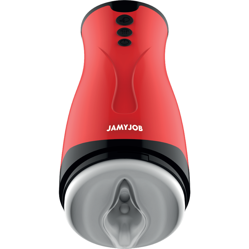 Jamyjob - dameron masturbatore con aspirazione e vibrazione-5