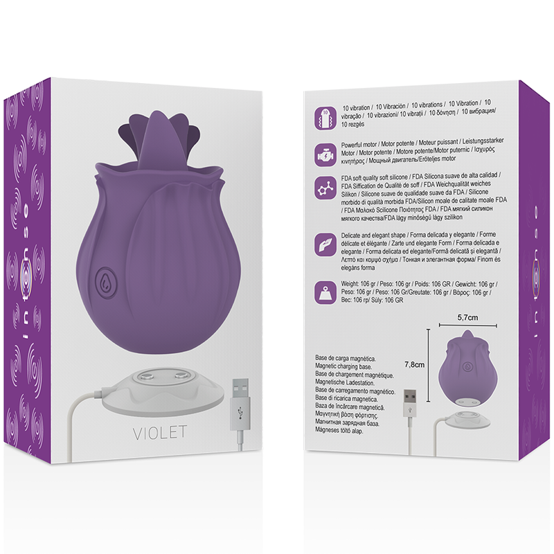 Intense - violet clit stimulating 10 vibrations purple-4