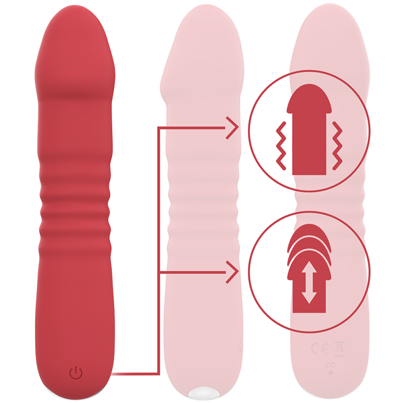 Intense - june up & down 10 vibrations red-2