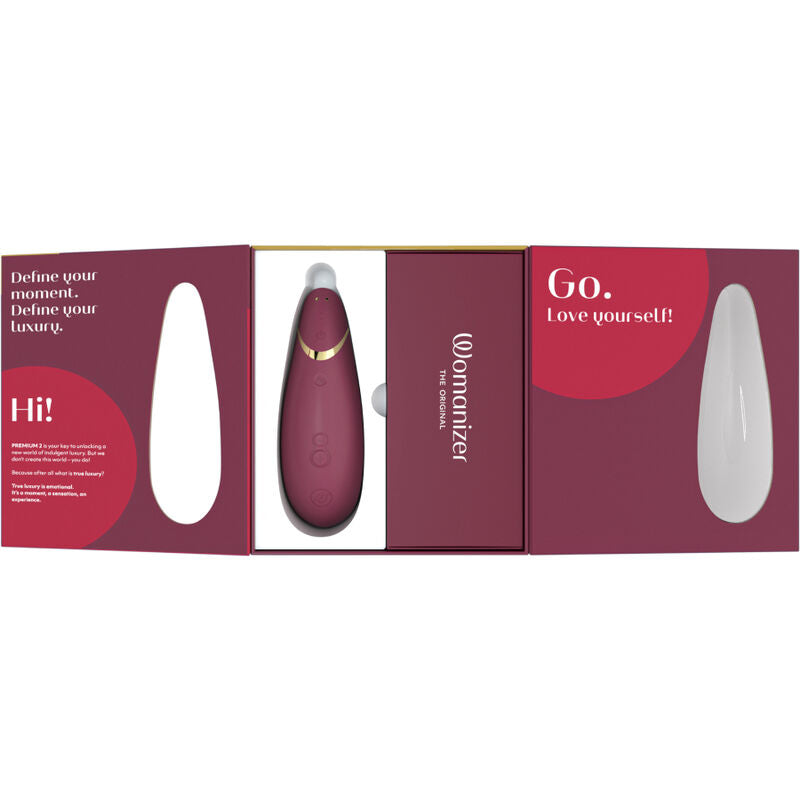 Womanizer - premium 2 stimolatore clitorale bordeaux-4