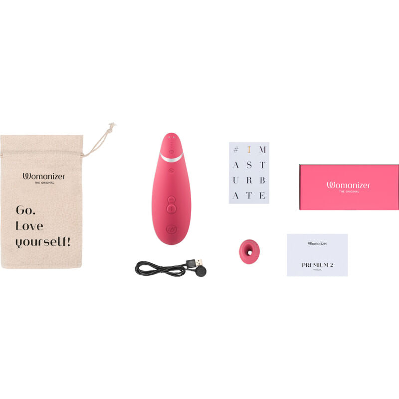 Womanizer - premium 2 stimolatore clitorale lampone-5