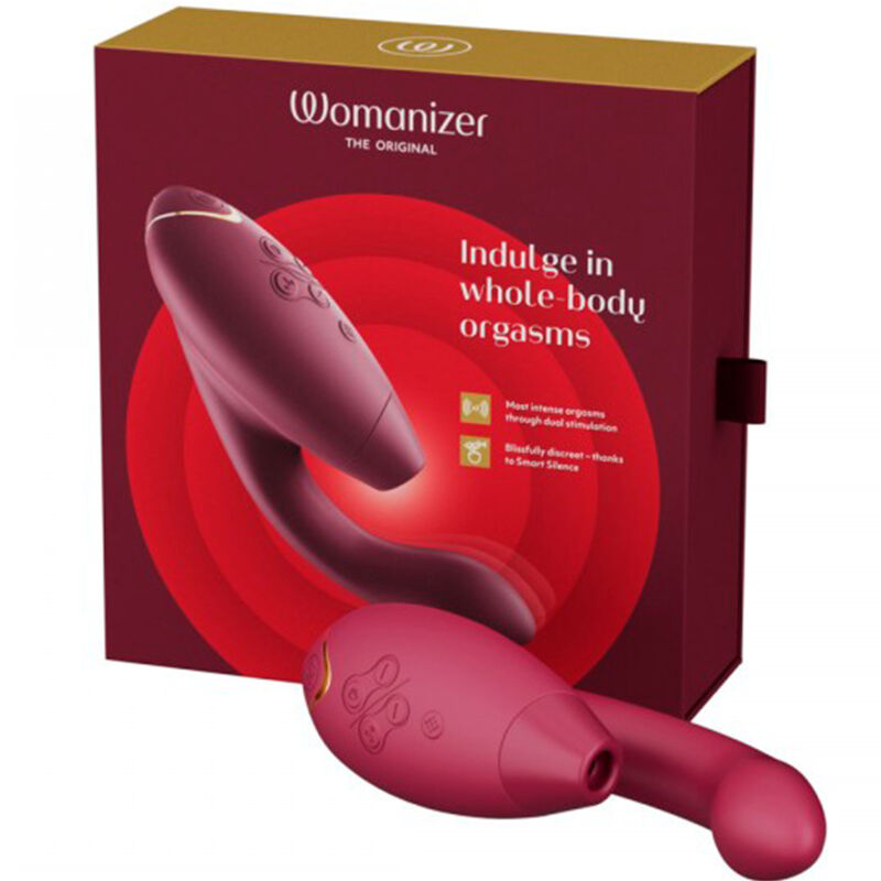 Womanizer - stimolatore duo 2 bordeaux-1