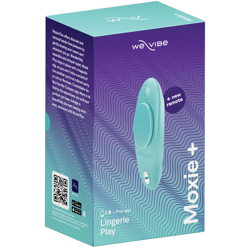 We-vibe - moxie + vibratore clitorale aqua-1