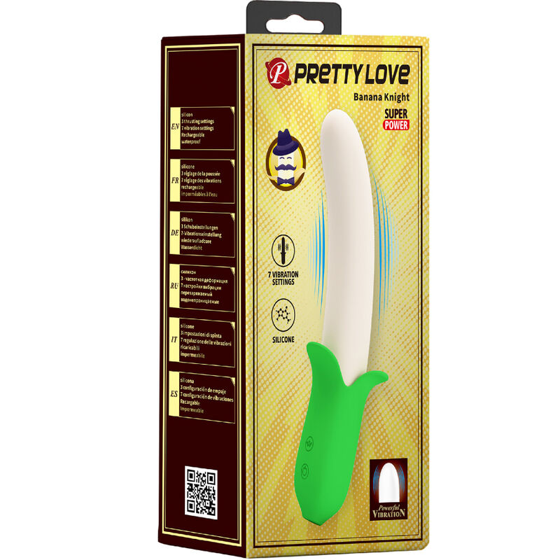 Pretty love - banana knight super power 7 impostazioni di vibrazione in silicone-6