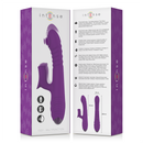 Intense - iggy vibrador multifunción recargable up & down con estimulador de clitoris morado-4