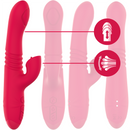 Intense - dua vibrador multifunción recargable up & down con lengua rojo-1