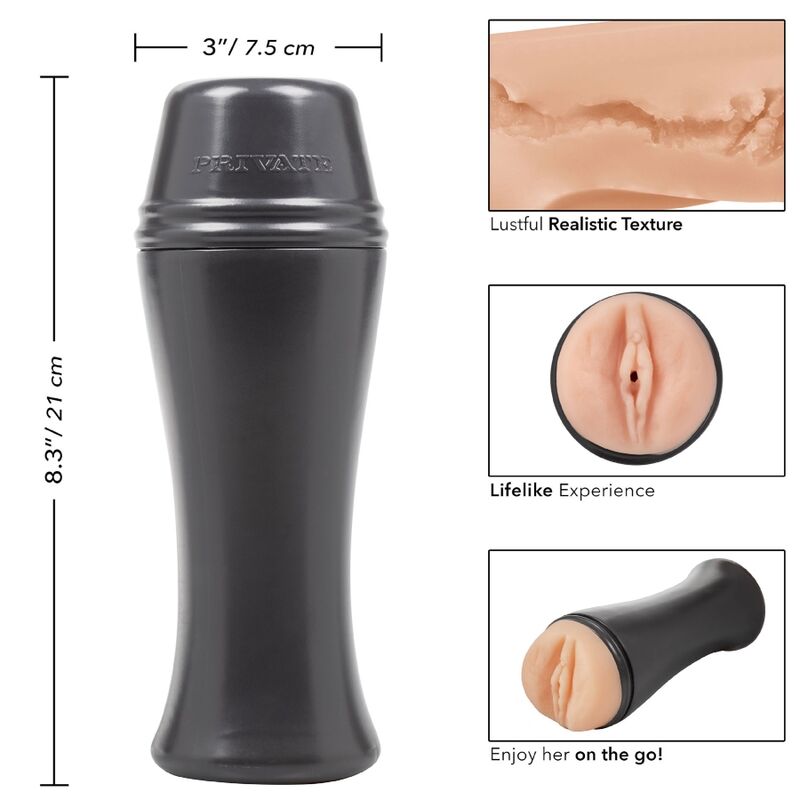 Private - masturbador original vacuum cup to go-6