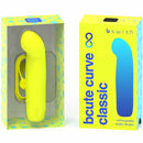 B swish - bcute curve infinite classic vibrador recargable silicona amarillo-1