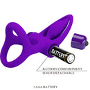 Pretty love - anello vibratore 10 vibrazioni in silicone violetto-7
