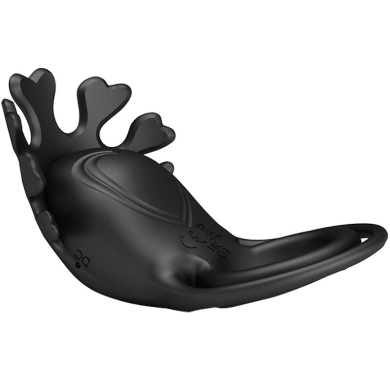 Pretty love - anello vibratore ruben 7 vibrazioni in silicone nero-4