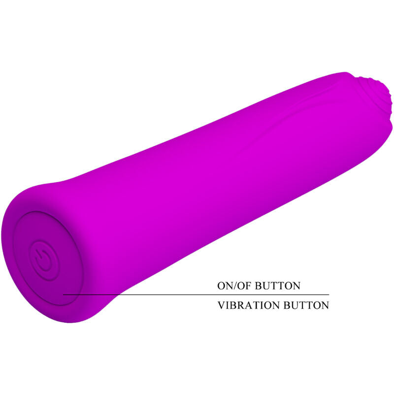 Pretty love - vibratore curtis mini super power 12 vibrazioni in silicone violetto-3