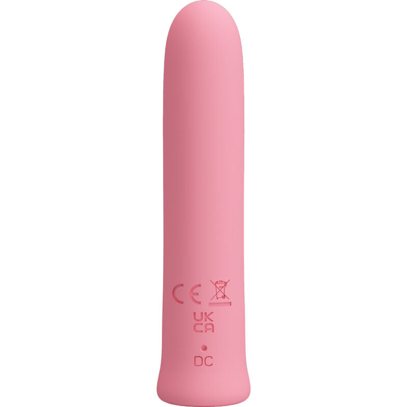 Pretty love - vibratore curtis mini super power 12 vibrazioni in silicone rosa-2