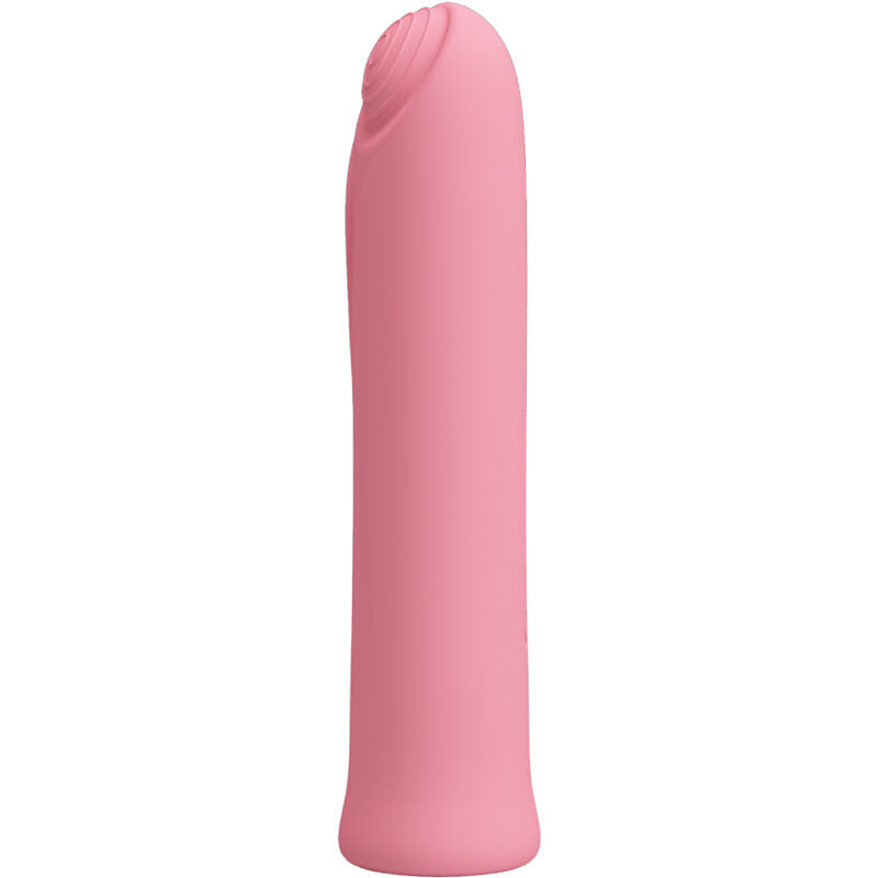 Pretty love - vibratore curtis mini super power 12 vibrazioni in silicone rosa-1