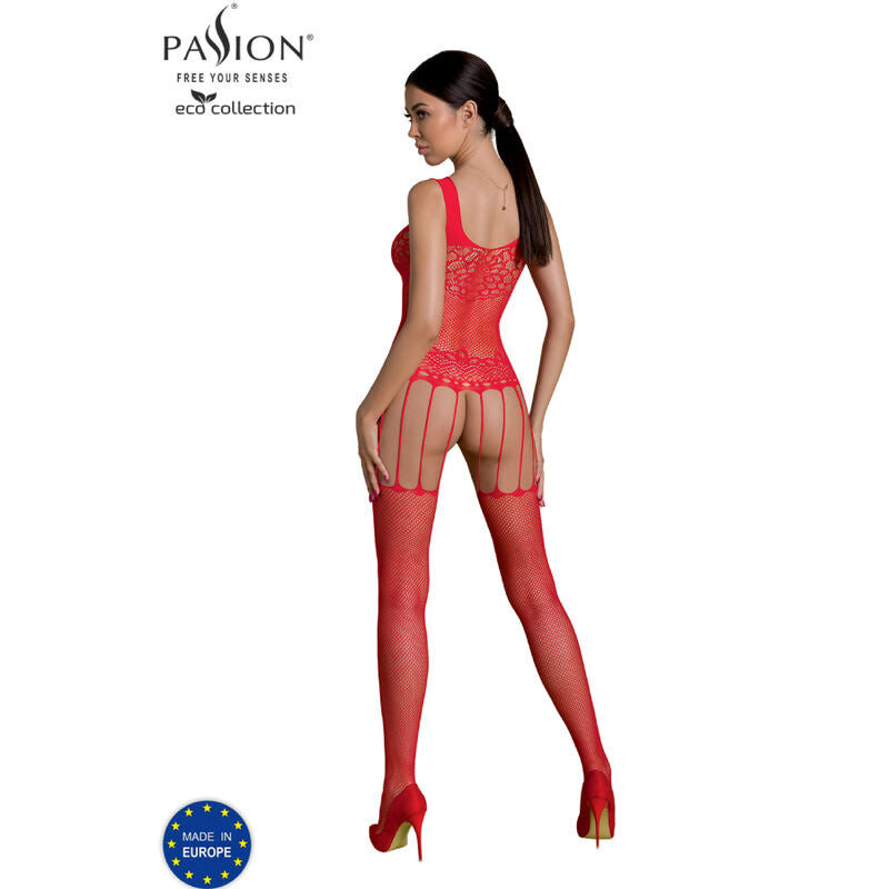 Passion - eco collection bodystocking eco bs001 rojo-1