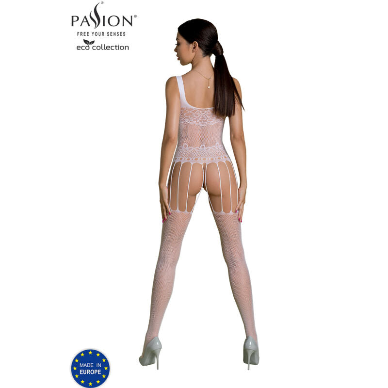 Passion - eco collection bodystocking eco bs001 blanco-1