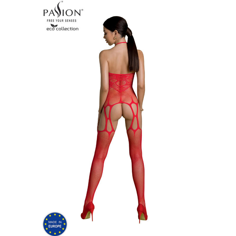 Passion - eco collection bodystocking eco bs002 rojo-1