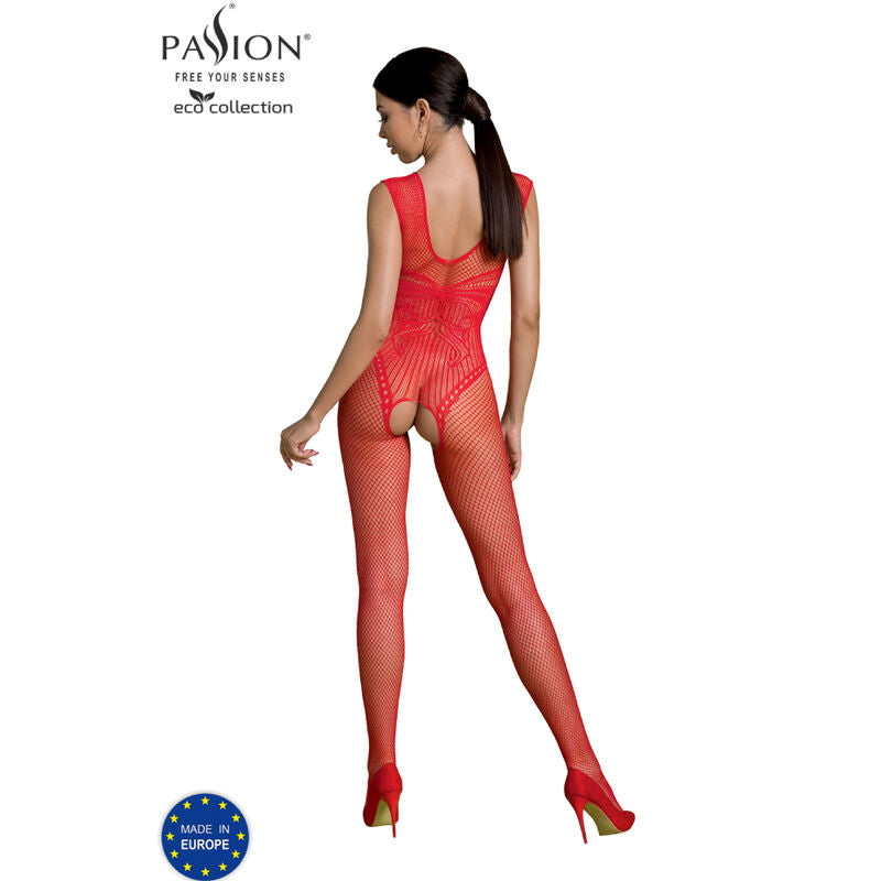 Passion - eco collection bodystocking eco bs003 rojo-1