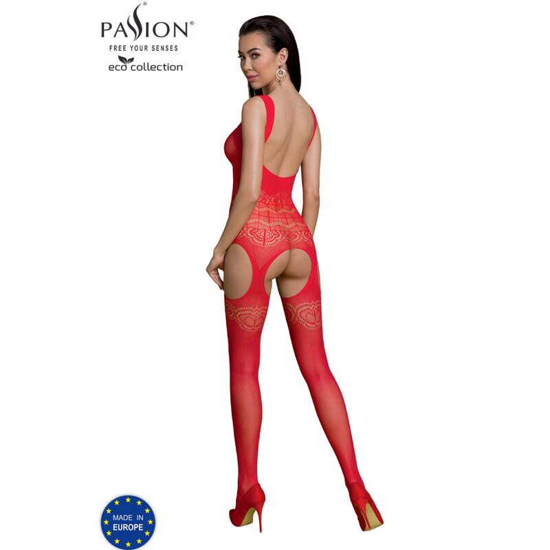 Passion - eco collection bodystocking eco bs005 rojo-1