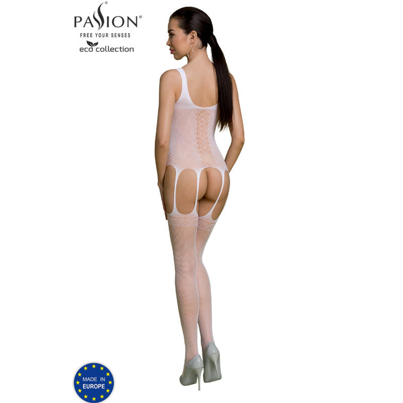 Passion - eco collection bodystocking eco bs007 blanco-1