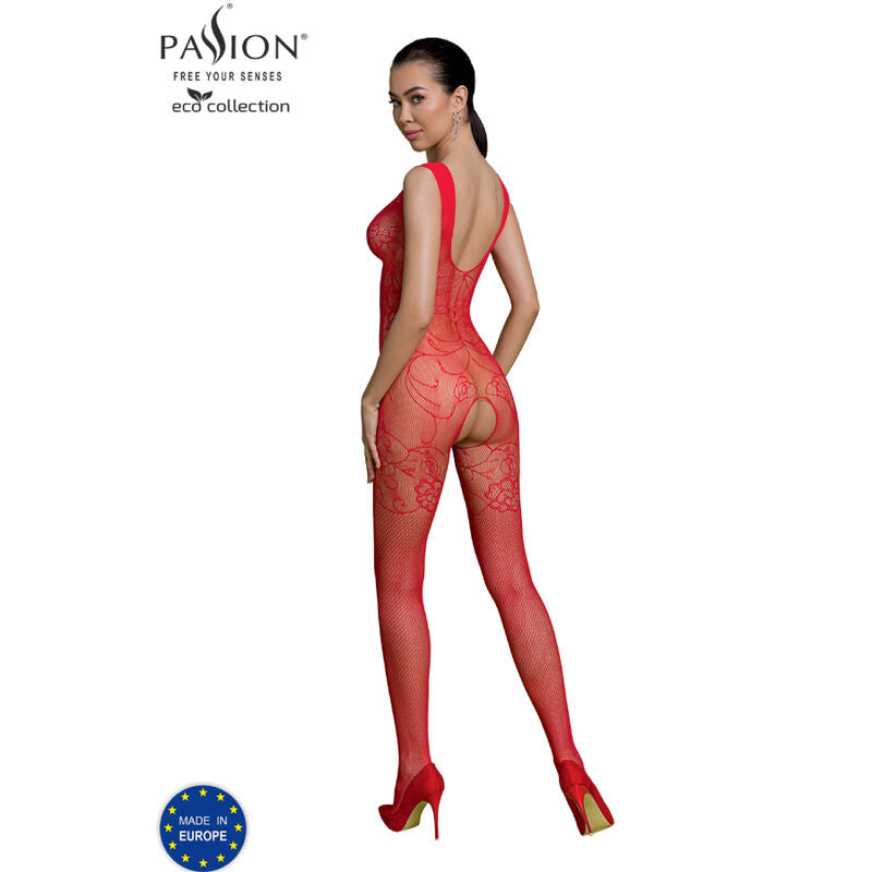 Passion - eco collection bodystocking eco bs012 rojo-1