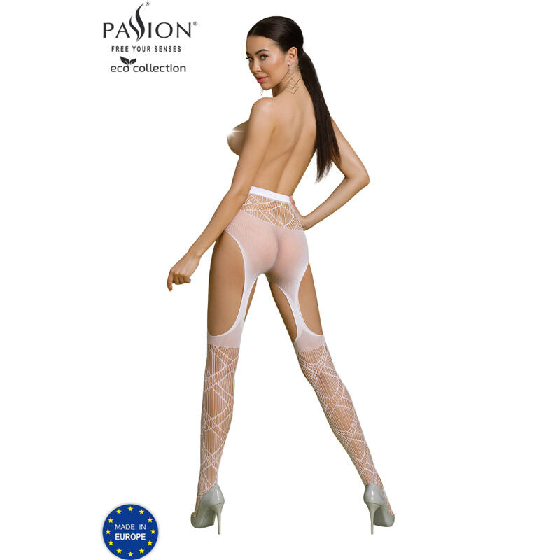 Passion - eco collection bodystocking eco s005 blanco-1