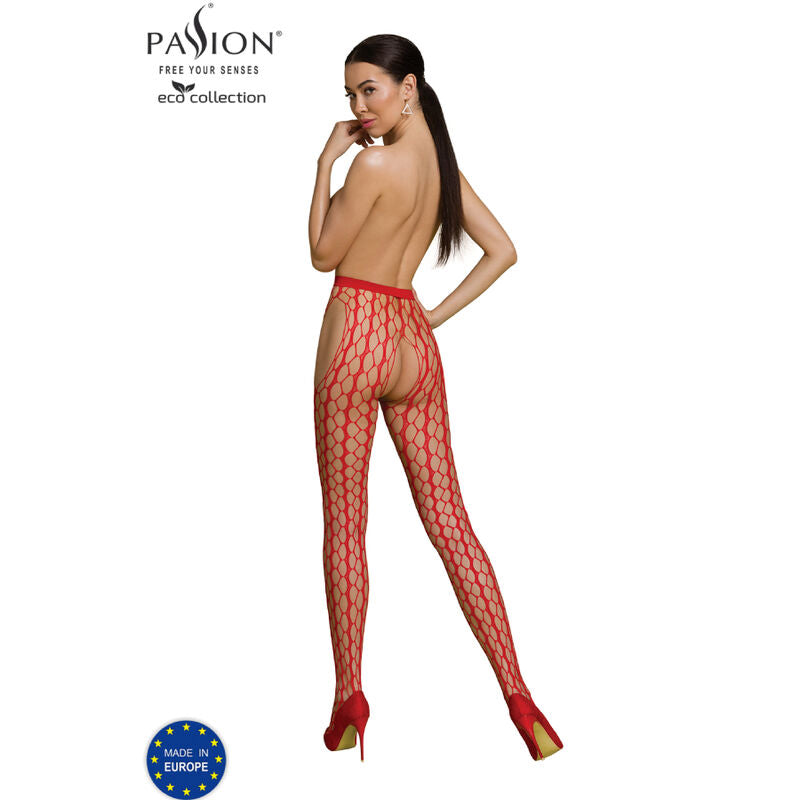 Passion - eco collection bodystocking eco s007 rojo-1