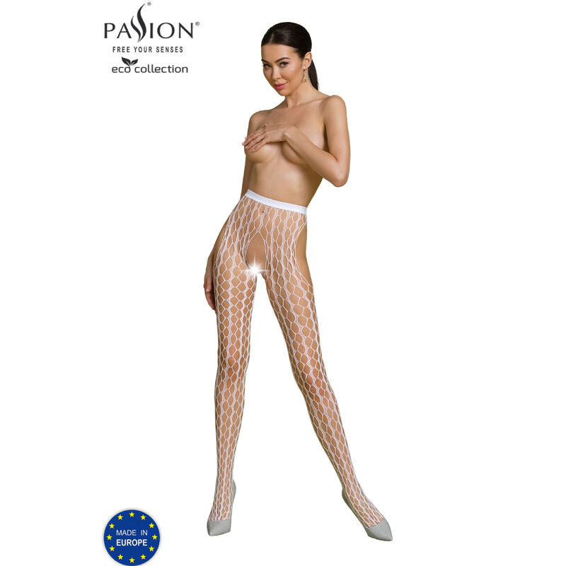 Passion - eco collection bodystocking eco s007 blanco