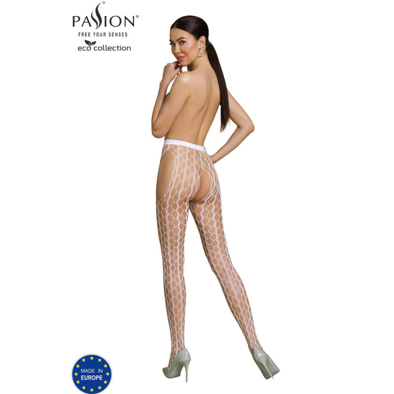 Passion - eco collection bodystocking eco s007 blanco-1