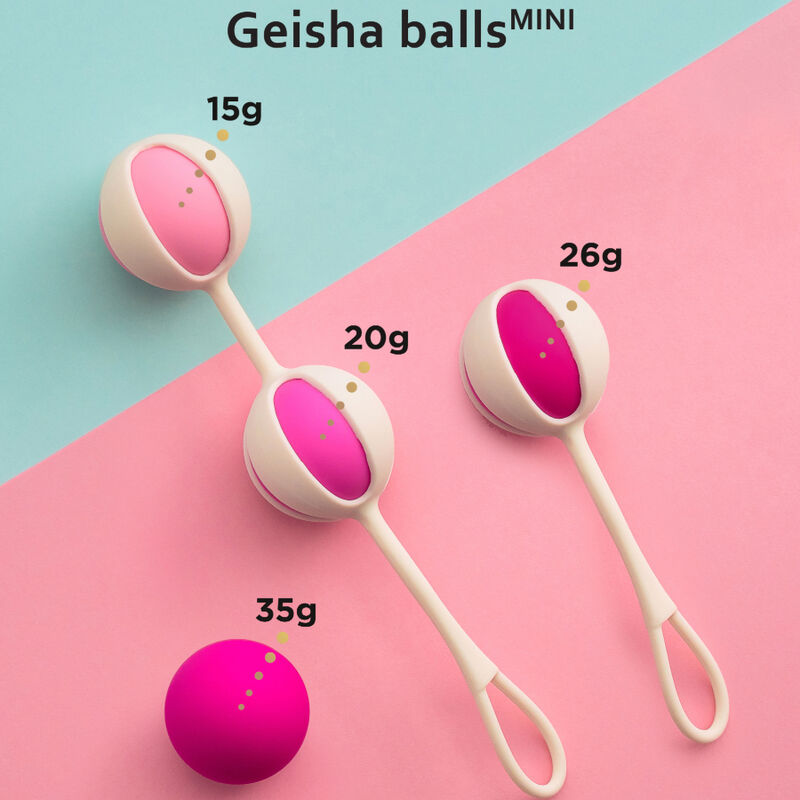 Gvibe - set 4 sfere da geisha mini lampone-1