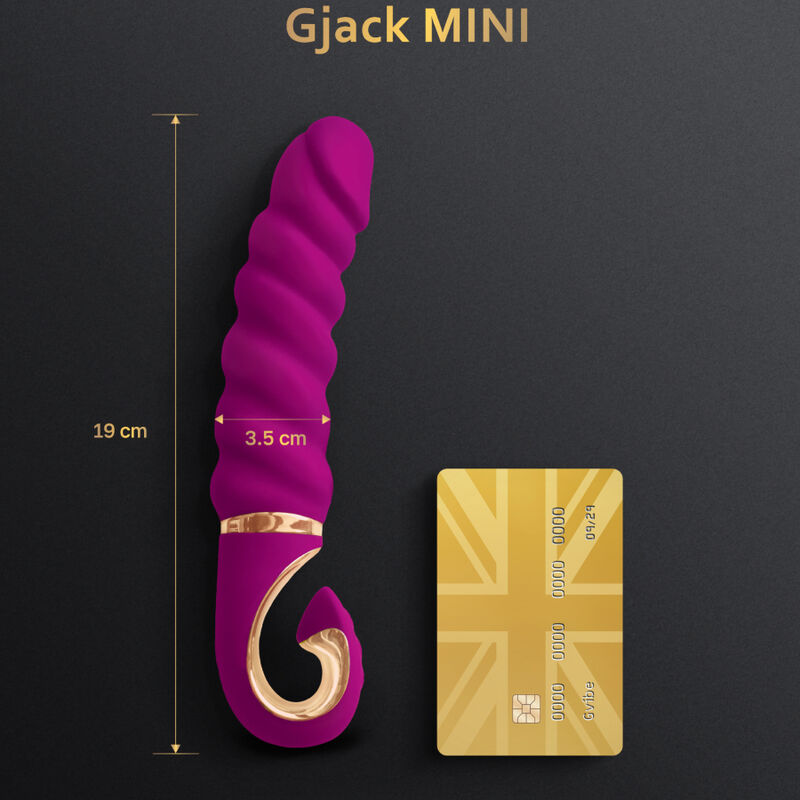 Gvibe - gjack mini vibratore in silicone dolce lampone-1