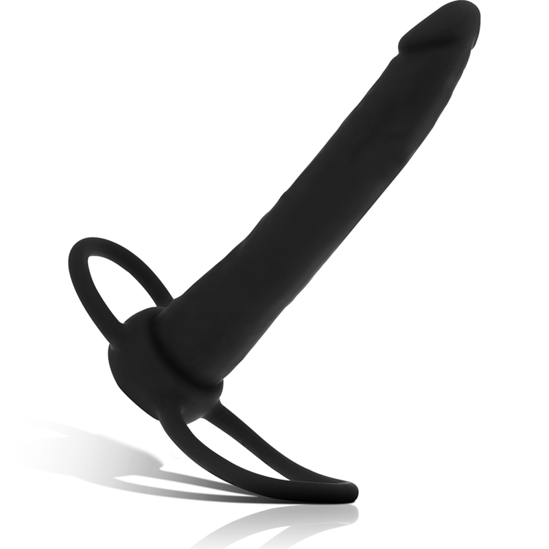 Mythology - cobi onyx dildo anal con anillos para pene y testículos 13 cm-3