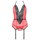 Passion - peonia corset erotic line rojo s/m-3