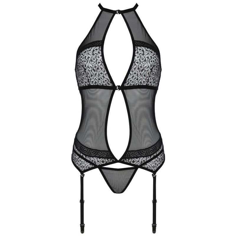 Passion - satara corset erotic line negro s/m-3