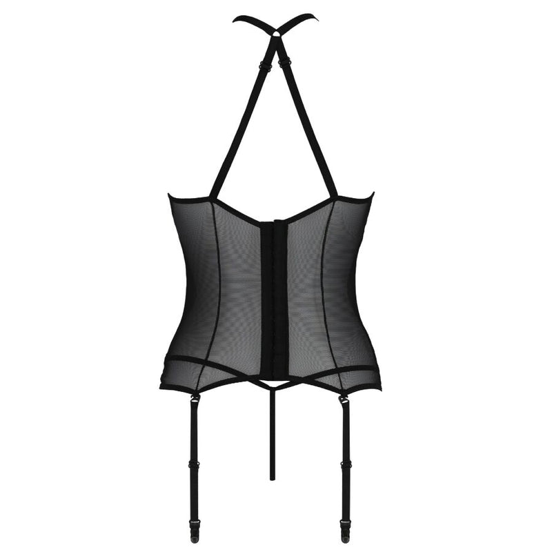 Passion - satara corset erotic line negro s/m-4
