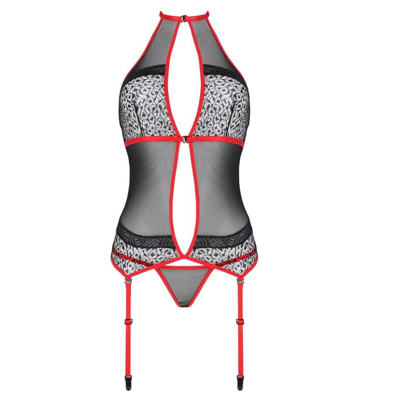 Passion - satara corset erotic line rojo s/m-2