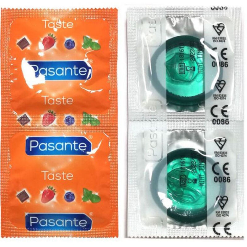 Pasante - preservativi gusto menta borsa 144 unitÀ
