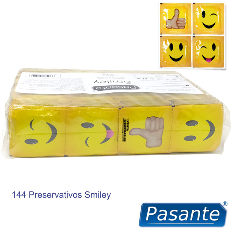 Pasante - preservativi smiley bag 144 unità-2