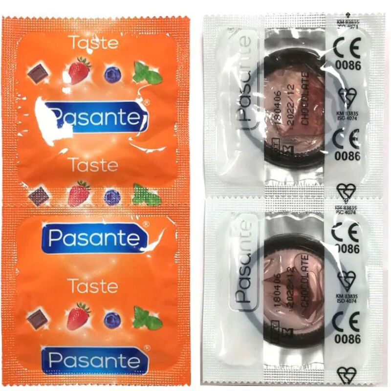 Pasante - preservativi al gusto cioccolato borsa tentazione 144 unitÀ