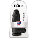 King cock - pene realistico chubby 23 cm nero-5