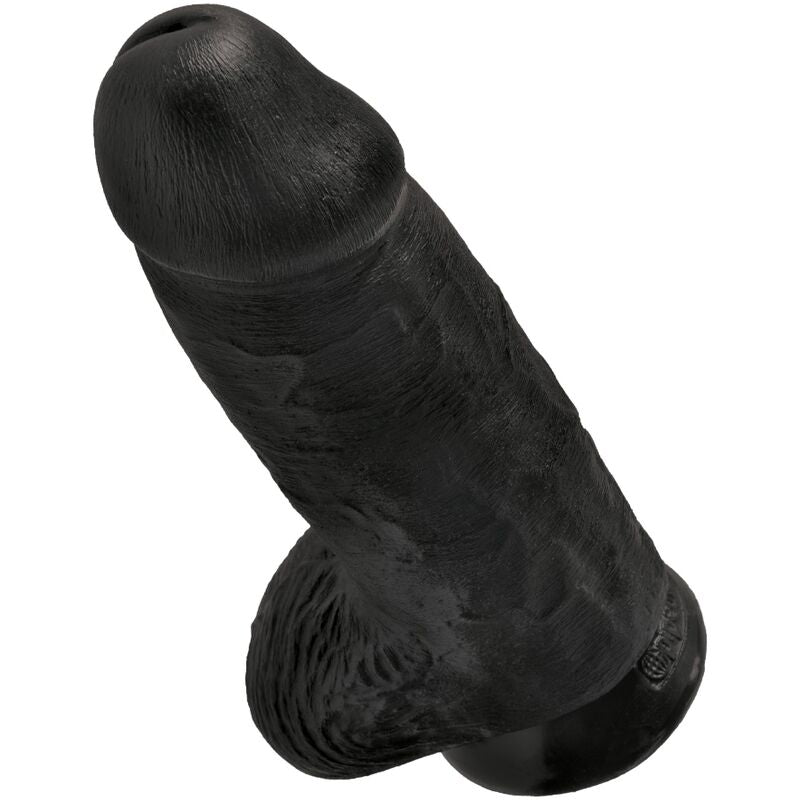 King cock - pene realistico chubby 23 cm nero-2