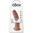 King cock - pene realistico 21,7 cm caramel-5