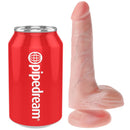 King cock - pene realistico con sfere 13,5 cm leggero-4