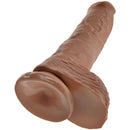 King cock - pene realistico con sfere 19,8 cm caramel-3