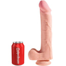 King cock - pene realistico con sfere 3d 24,8 cm luce-5