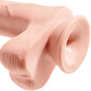 King cock - pene realistico con sfere 3d 24,8 cm luce-4