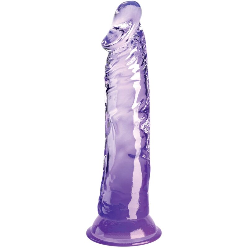 King cock clear - pene realistico 19,7 cm viola