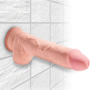 King cock - pene realistico con sfere 19,4 cm leggero-3