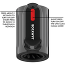 Jamyjob - vortex masturbatore turbo con spinta e rotazione a 360° su e giù-6